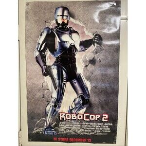 Robocop 2 Home Video Movie Poster 25X39 Rolled 1 Sheet 2 Sided